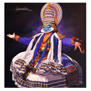 Dancing Kathakali by Prashaant Yampure