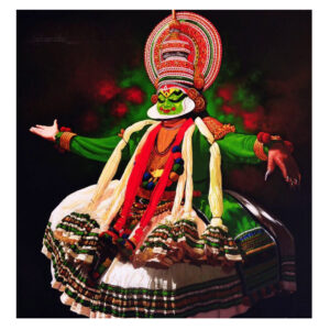 Dancing Kathakali by Prashaant Yampure