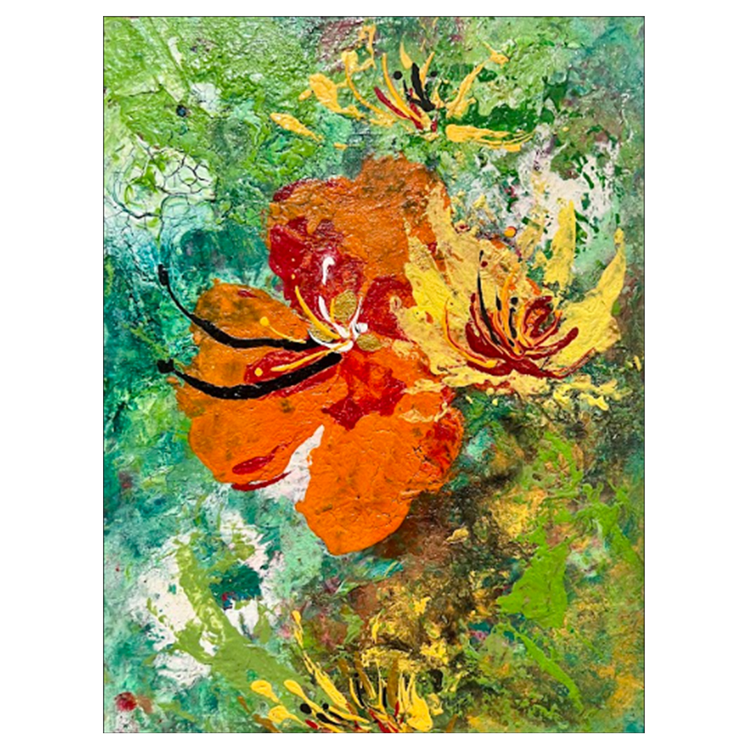 Floral Bliss - 3 by Ashwini Krishnamurthy