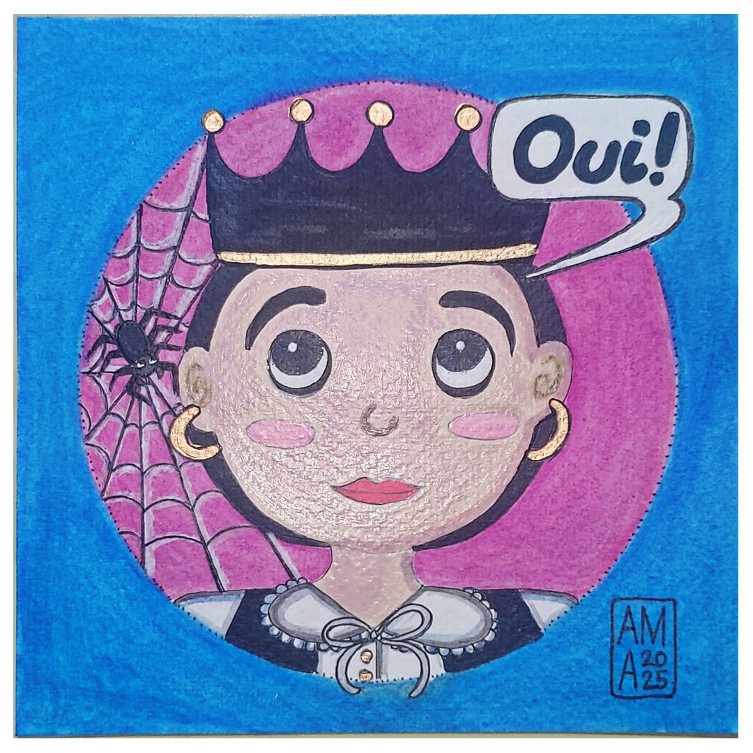 Louise says, Oui! by Annemarie Aguas