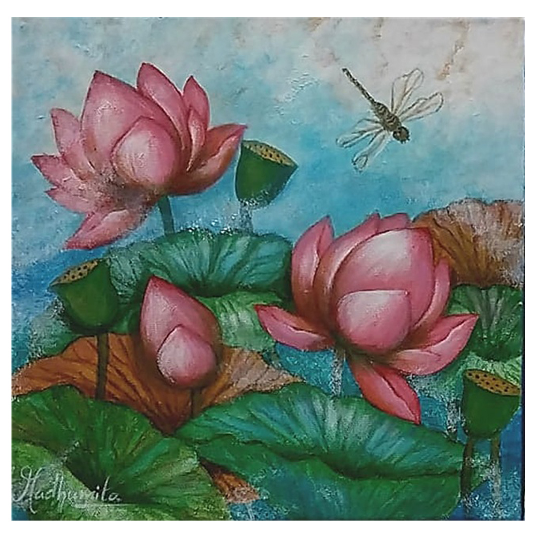 Lotus Series Divine Bloom 1 by Mahumita Bhattacharya