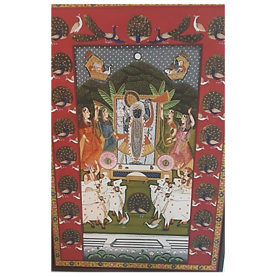 Red Shrinatji by Seema Gupta